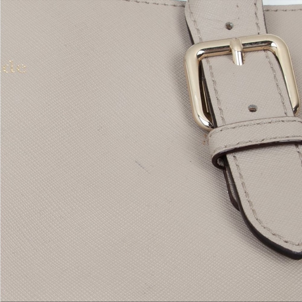 Kate Spade Cove Street Airel Leather Tote Handbag | Stone Cream - Picture 3 of 8